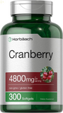 Cranberry Supplement | 4800Mg | 300 Softgels | Non-Gmo and Gluten Free Cranberry Pills from Concentrate Extract
