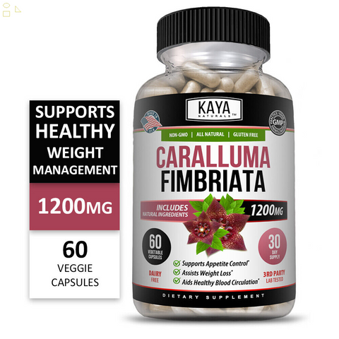 Caralluma Fimbriata 60Ct.- 1200Mg High Potency, Weight Loss, Appetite Control