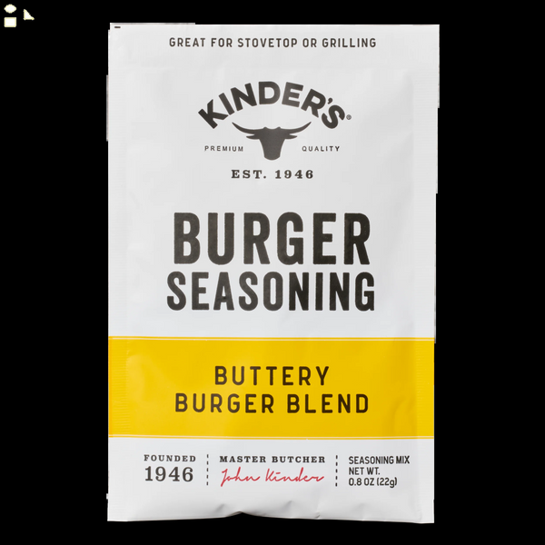 Kinder'S Buttery Burger Seasoning, 0.8 Oz Packet