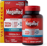 MegaRed Advanced Total Body + Refresh Omega-3 Blend Softgels,(65 count)