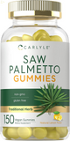 Saw Palmetto Extract | 480Mg | 150 Gummies | Vegan, Non-Gmo, and Gluten Free Supplement | Natural Lemon Flavored Gummy