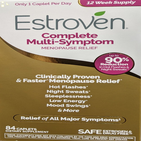 Estroven Complete Menopause Multi-Symptom Relief, Hormone Free, 84 Ct