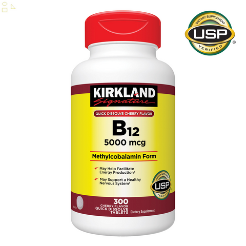 Kirkland B-12 5000 Mcg Quick Dissolve ., 300 Tablets