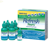 Refresh Tears Lubricant Eye Drops Multi-Pack, 65 Ml. Safe for Contacts
