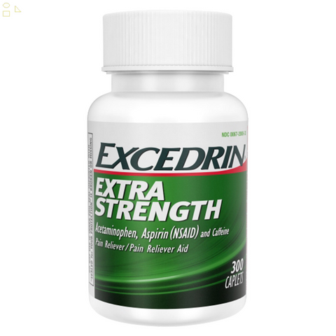 Excedrin Extra Strength for Headache Relief, 300 Caplets | Contains Acetaminophen, Aspirin, and Caffeine