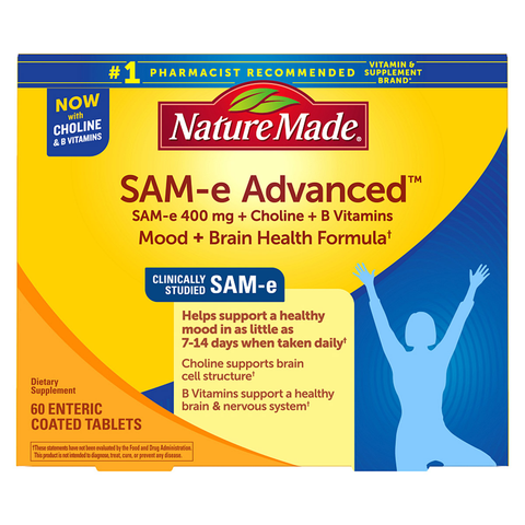 Nature Made Sam-E Advanced 400Mg., 60 Tablets