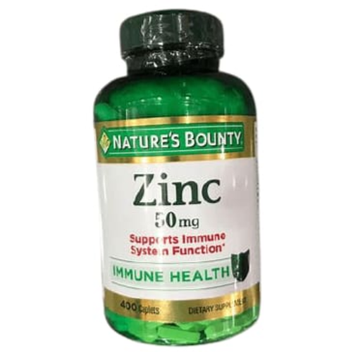 Nature'S Bounty Zinc 50Mg, 400 Caplets