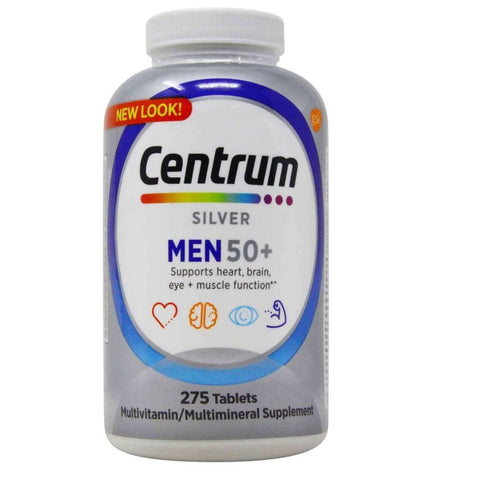 Centrum Silver Men 50+ Multivitamin, Multimineral , 275 Tablets