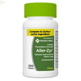 M-M Cetirizine HCL 10 mg (200 Count) | 24 Hour Non Drowsy Allergy Relief Pills | Best Value Generic OTC Allergy Medication | Antihistamine for Sneezing, Runny Nose and Itchy Eyes | Generic Zyrtec