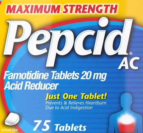 Pepcid AC Maximum Strength for Heartburn Prevention & Relief, 75 Ct