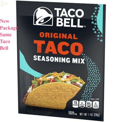 Taco Bell Original Taco Seasoning Mix, 1 Oz Packet