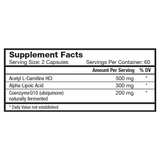 Nature'S Lab Coq10 + Alpha Lipoic Acid + Acetyl L-Carnitine Hcl, 120 Vegetarian Capsules