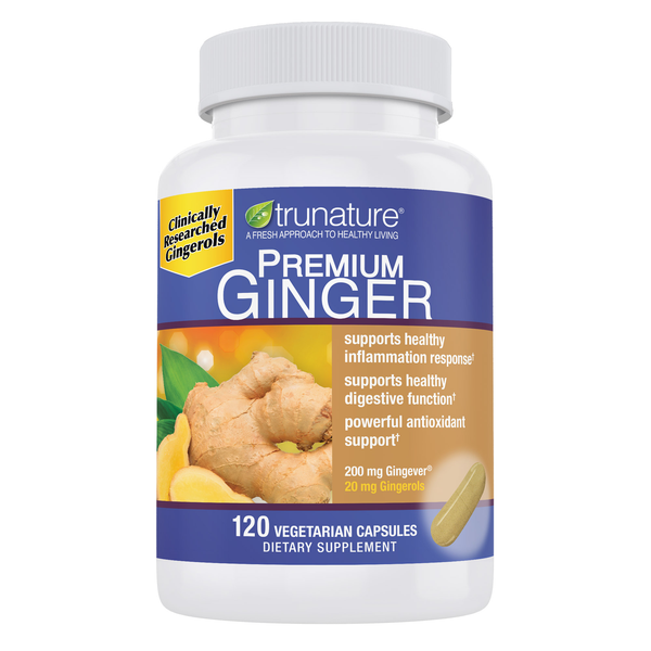 Trunature Premium Ginger, 120 Capsules