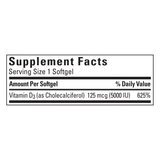 Nature Made Extra Strength Vitamin D3 125 Mcg, 5000 IU 220 Softgels