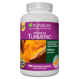 Trunature Premium Turmeric 1,000 Mg., 180 Vegetarian Capsules