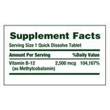 Nature'S Bounty Vitamin B-12 2500 Mcg, 300 Quick Dissolve Tablets