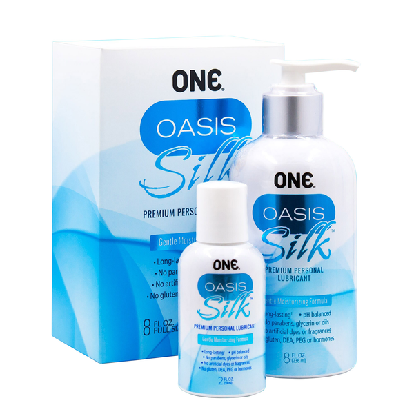 ONE Oasis Silk Premium Personal Lubricant, 10 Ounces