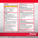 Tylenol Extra Strength Acetaminophen 500 Mg, 325 Caplets