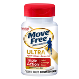 Schiff Move Free Ultra Triple Action Joint Supplement, 75 Tablets