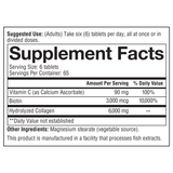 Youtheory Collagen plus Biotin, 390 Tablets with Type 1, 2 & 3 &18 Amino Acids
