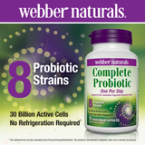 Webber Naturals Complete Probiotic, 75 Vegetarian Capsules