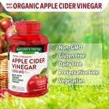 Nature'S Truth Apple Cider Vinegar 1200 Mg., 180 Capsules