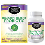 B.J Digestive Health Probiotic, 80 Vegetarian Capsules Lactobacillus GG 10 Billion Cells | Compare To Culturelle Digestive Health Probiotic Active Ingredients 