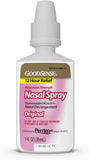 Goodsense Original Maximum Strength 12 Hour Nasal Congestion Relief Spray, 90 Ml. Compare to Afrin Original active ingredient