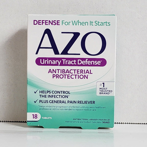 AZO Urinary Tract Defense Antibacterial Protection, #1 Most Trusted Urinary Health Brand, 24 Tablets
