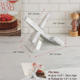 Cookbook Stand, Wooden Recipe Book Holder, Cook Book Stand for Kitchen Counter