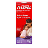 Children's Tylenol Acetaminophen for Ages 2-11 Pain And Fever Medicine 4 Ounces 