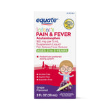 Children's Acetaminophen Ages 2-3 Pain + Fever Medicine, Oral Suspension 2x 2 Fl. Oz. | Compare to Children's Tylenol Active Ingredients