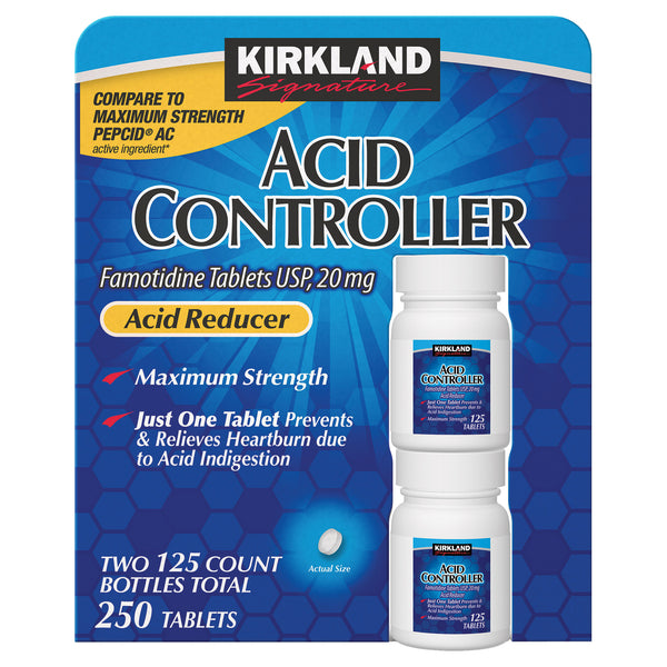 Kirkland Signature Acid Controller Famotidine 20 Mg., 250 Tablets