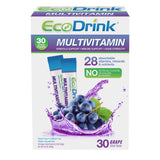 Ecodrink Complete Multivitamin Drink Mix, 30 Packets Grape