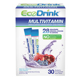 Ecodrink Complete Multivitamin Drink Mix, 30 Packets Blueberry Pomegranate