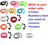2 Pair No Tie Shoelaces Elastic Lock Shoe Laces Running Canvas Sneakers Trainer