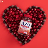 AZO Cranberry Urinary Tract Health Gummies Dietary Supplement, Mixed Berry, 40 Gummies