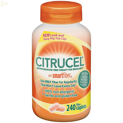 Citrucel Fiber Therapy for Irregularity 500 Mg Caplets, 240 Ct