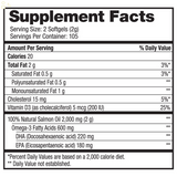 2 Pack Pure Alaska Omega Wild Salmon Oil 1000 Mg., 210 Softgels each | Natural Triglyceride Form