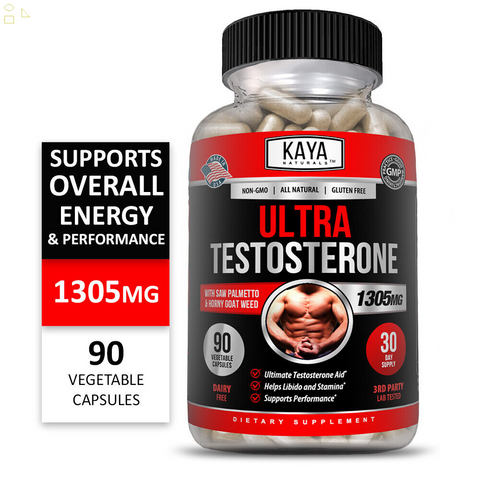 Natural Testosterone Booster - Increase Energy, Improve Muscle Strength & Growth