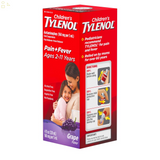 Children's Tylenol Pain + Fever Relief Cold Medicine, Grape, 4 Fl. Oz