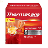 Thermacare Lower Back & Hip Pain Relieves Heatwraps  L/XL, 10 Heat wraps, Air-Activated