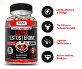 Natural Testosterone Booster - Energy, Muscle Strength & Growth