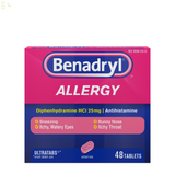 Benadryl Allergy Relief, Ultratab Tablets 48 Ea