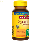 .2 Packs Nature Made Potassium Gluconate 550 Mg Tablets, Dietary Supplement, 100 Count