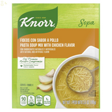 Knorr Fideos Con Sabor A Pollo Sopa Pasta Soup Mix Chicken Noodle 3.5 Oz Pack of 3 | New Packaging 