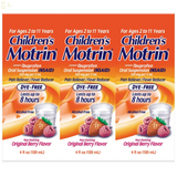 Children'S Motrin Oral Suspension, 4 Ounce (Pack of 3)