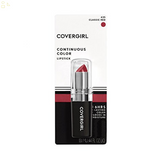 COVERGIRL Continuous Color Lipstick, 435 Classic Red, 0.13 Oz, Moisturizing Lipstick, Long Lasting Lipstick, Extended Palette of Shades, Keeps Lips Soft