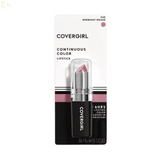 COVERGIRL Continuous Color Lipstick, 540 Midnight Mauve, 0.13 Oz, Moisturizing Lipstick, Long Lasting Lipstick, Extended Palette of Shades, Keeps Lips Soft