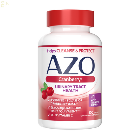 AZO Cranberry Urinary Tract Health Dietary Supplement, Sugar Free, 100 Count